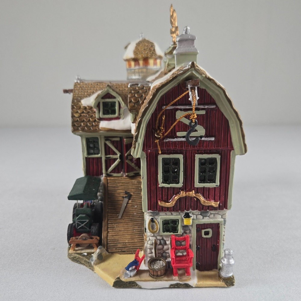 Lemax Harvest Crossing Barn Sale #25641A 2002 Christmas Village House - Picture 5 of 10